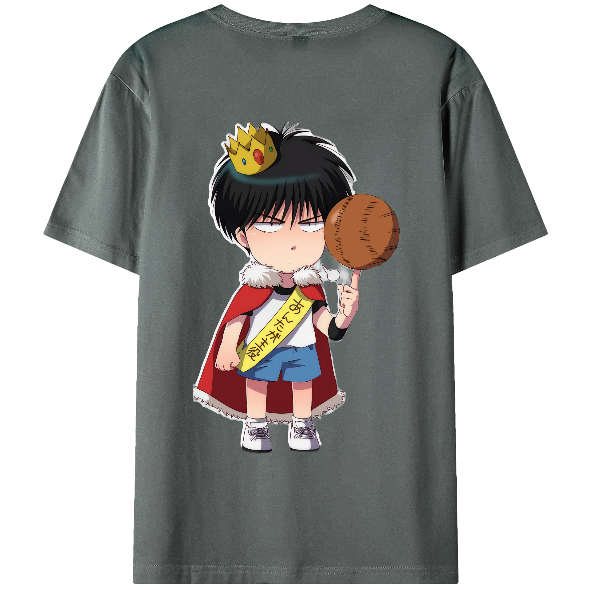 （画像用） SLAM DUNK／スラムダンク 綿100％ メンズ半袖Tシャツ（バックプリント） 通気性